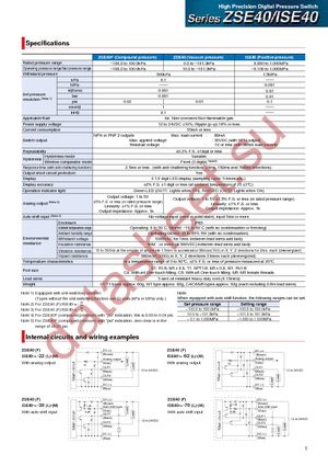ZSE40F-01-62L datasheet  